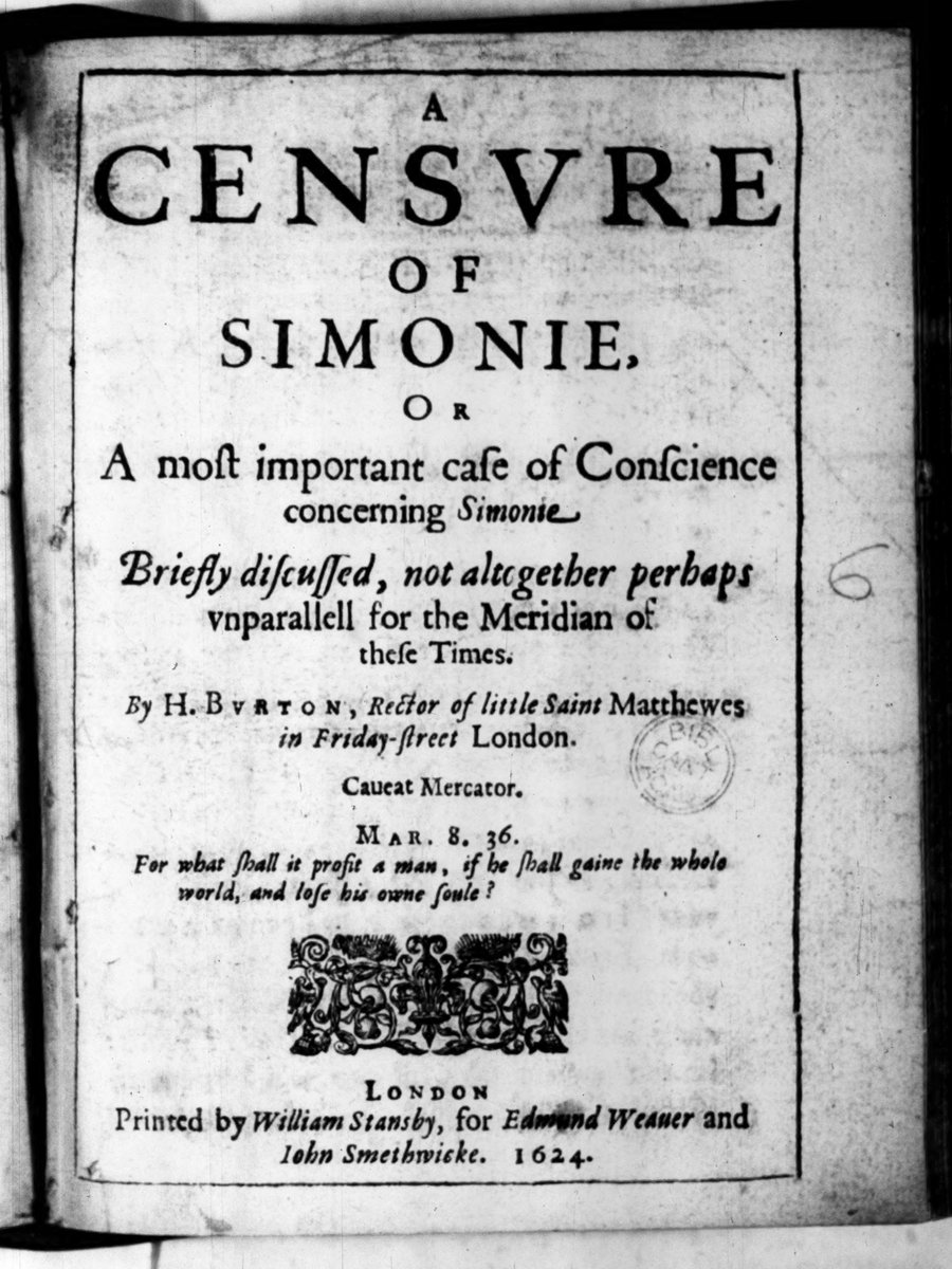 A Censure of Simony