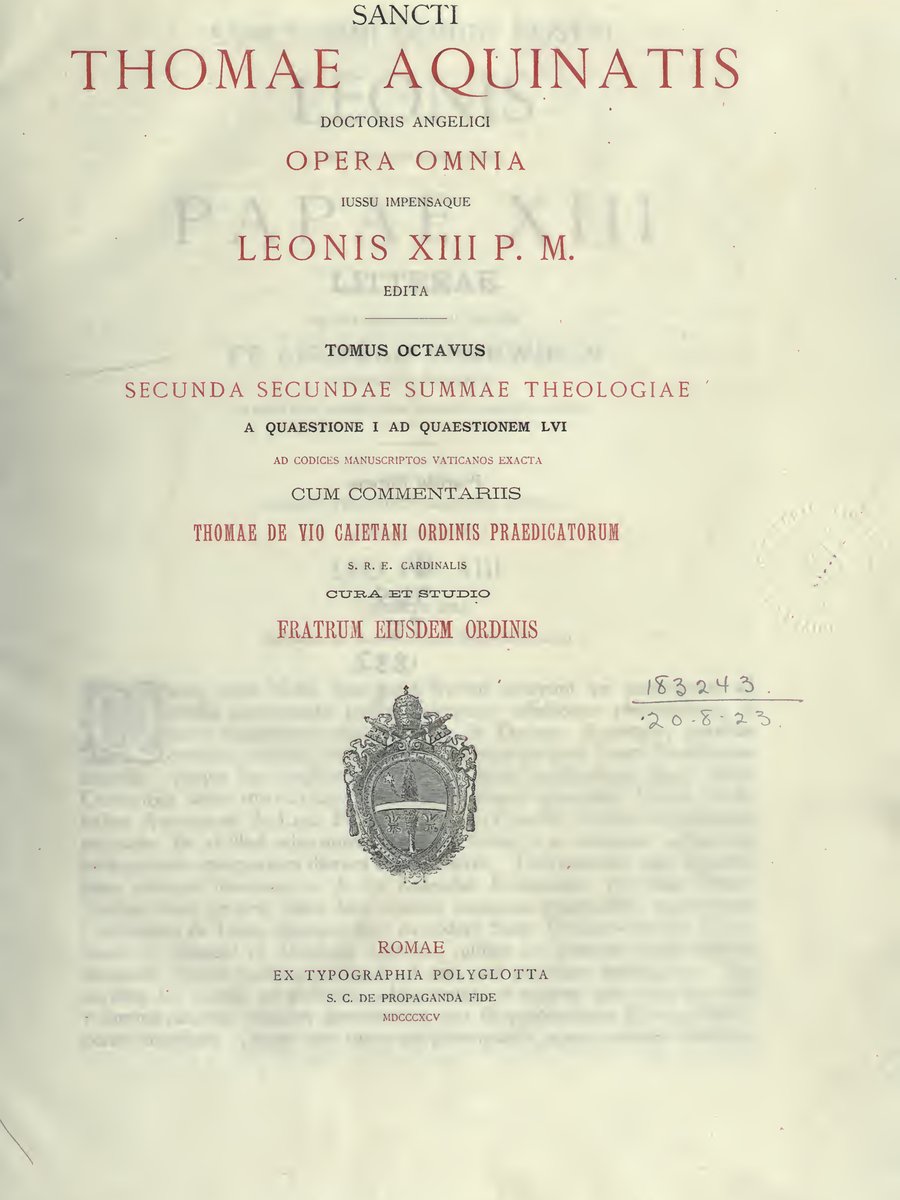 Works of Saint Thomas Aquinas, Volume 8: Second Part of the Second Part of the Summa of Theology (QQ. I–LVI)