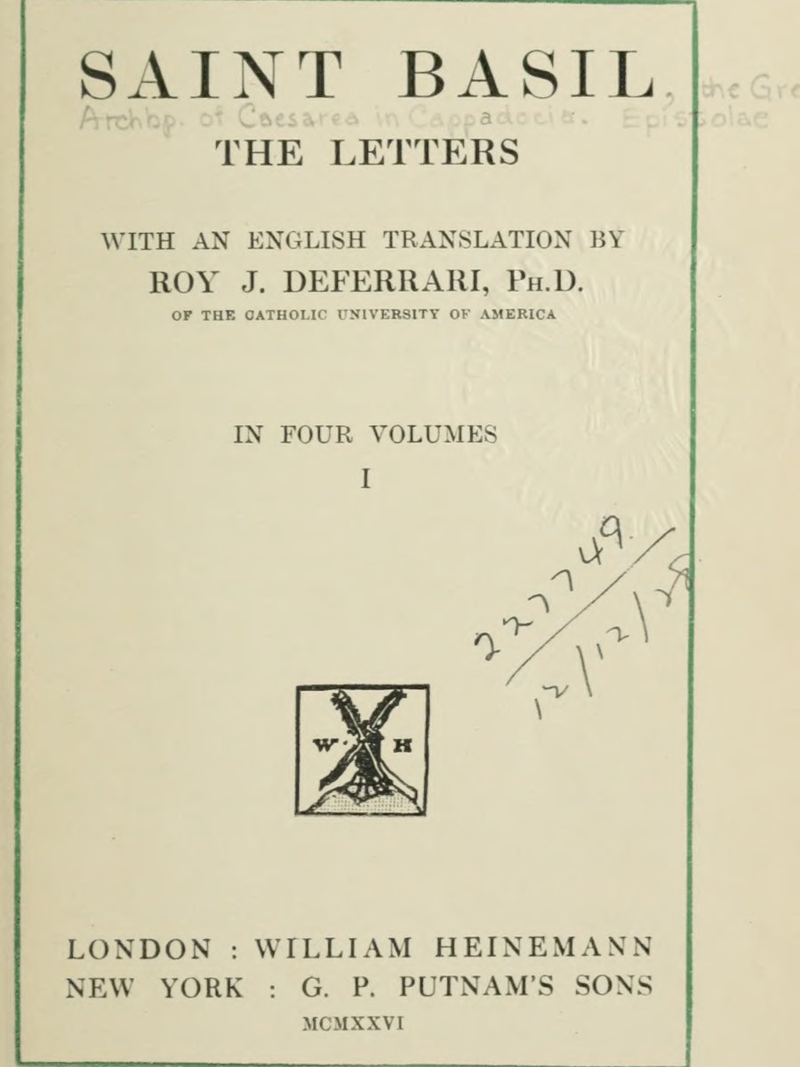 Letter LIII: To the Chorepiscopoi